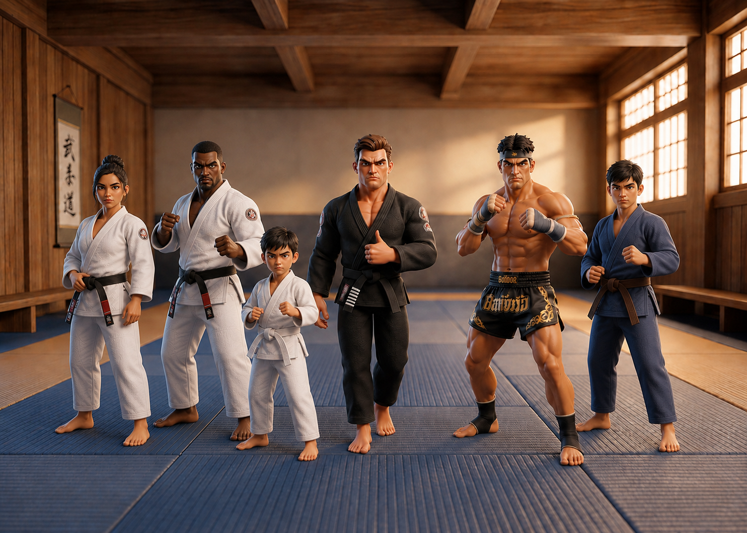 Equipe de artes marciais da FightTech